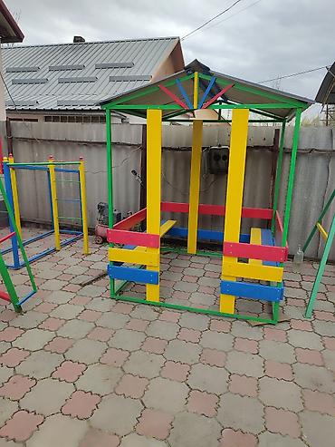 Другие игровые комплексы: Качели на двойных подшипниках, разборные, рассчитаны на вес до 120 кг — 9