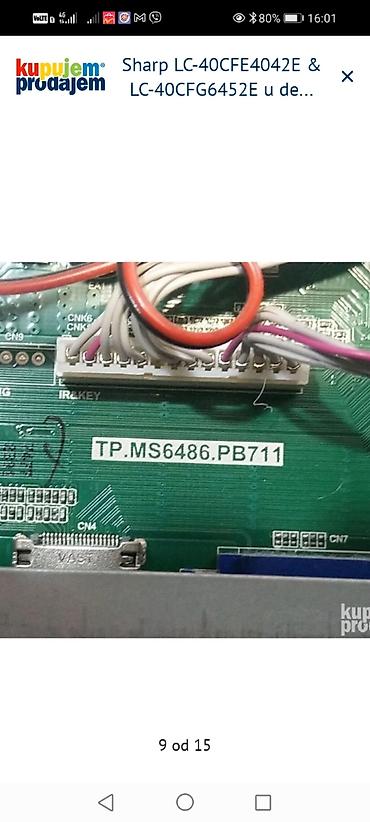 Televizori: Sharp LCD televizor, modeli LC-40CFE4042E i LC-40CFG6452E - Ekran: 40 — 2