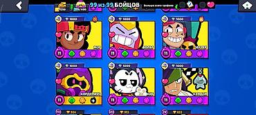 Другие игры и приставки: Игровой аккаунт Brawl Stars Основные параметры: - Трофеи: 71 250 - — 8