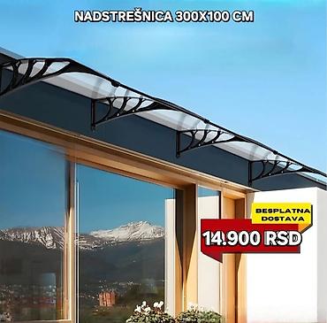 electrolux sporeti: Nadstrešnica 300x100 cm - Dimenzije: 300 x 100 cm – idealno za ulazna — 1