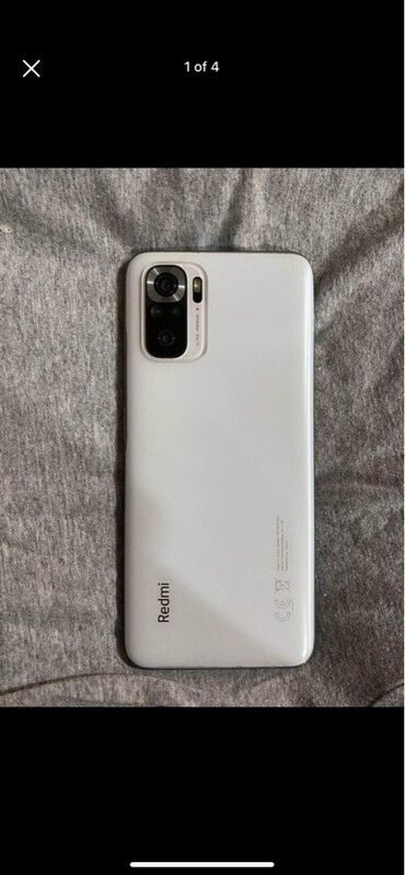 редим: Xiaomi, Redmi Note 10S, Колдонулган, 64 ГБ, түсү - Ак