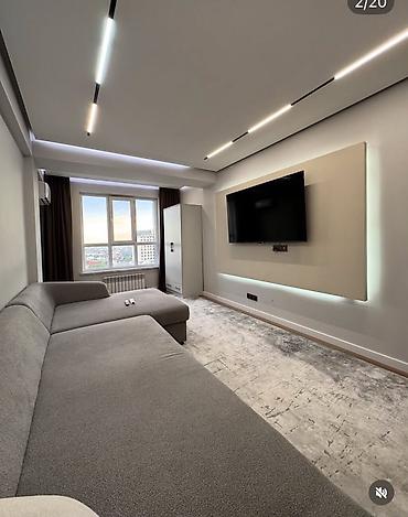 2 bedroom: 2 комнаты, 63 м², Пишпек Элитка, 7 этаж, Дизайнерский ремонт — 9