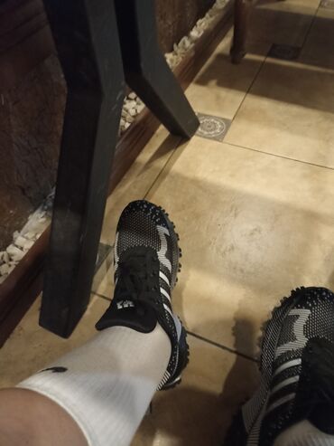 Кроссовки и спортивная обувь: Мужские кроссовки, 41.5, Adidas, Новый, цвет - Черный, Самовывоз