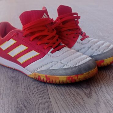 Кроссовки и спортивная обувь: Мужские кроссовки, 42.5, Adidas, Б/у, цвет - Красный