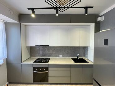 каракол кухонный гарнитур: Кухонный гарнитур, Б/у, цвет - Серый, МДФ, Самовывоз