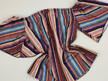 paznokcie do niebieskiej sukienki: Women's blouse, size S (EU 36)