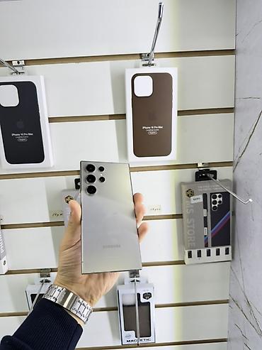 samsung a6plus: Samsung Galaxy S24 Ultra, Б/у, 256 ГБ, цвет - Серебристый, В рассрочку, 2 SIM — 1