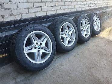 кольца бмв: Колеса в сборе 255 / 55 / R 18, Всесезонная, Б/у, Комплект, Внедорожные (АТ/МТ), Литые, отверстий - 5 — 1