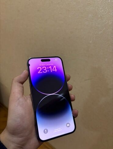 телефон fly tech 4: IPhone 14 Pro, Deep Purple, Беспроводная зарядка