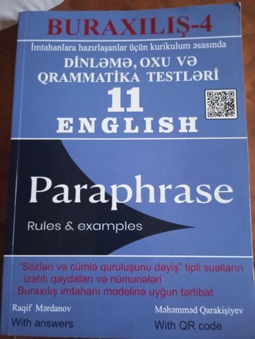 Digər məktəb dərslikləri: Heç istifadə olunmayıb. Qiymət 11 manat