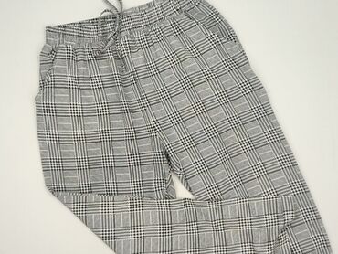 woskowane spodnie orsay: Material trousers for women, size S (EU 36)