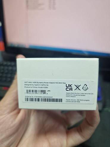 ipad apple: Apple 40W Dynamic Power Adapter (Model A3353) Xüsusiyyətlər: - Ümumi — 3