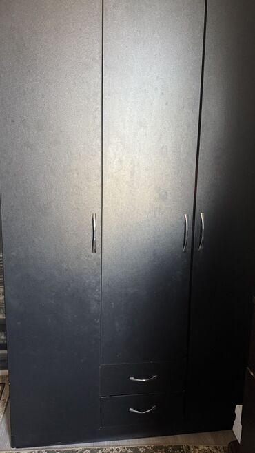 шкаф с антрисолью: Шкаф-гардероб + комод, цвет: темный (черный/венге). Комплектация и