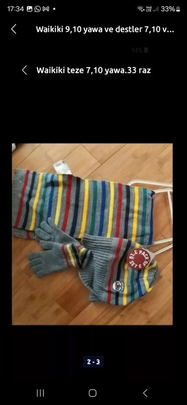 uşaqlar üçün kombinezon pijama: Waikiki dest 7-10yawa teze