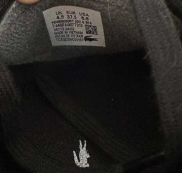lacoste original: Кроссовки, 37.5, Lacoste, Б/у, цвет - Черный, Самовывоз — 4