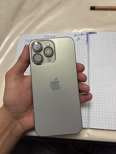 iphone 1w: IPhone 15 Pro Max, 256 GB, Gümüşü, Face ID — 1