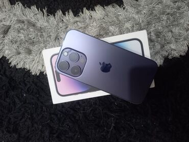 Apple iPhone: IPhone 14 Pro, 128 GB, Deep Purple, Zəmanət