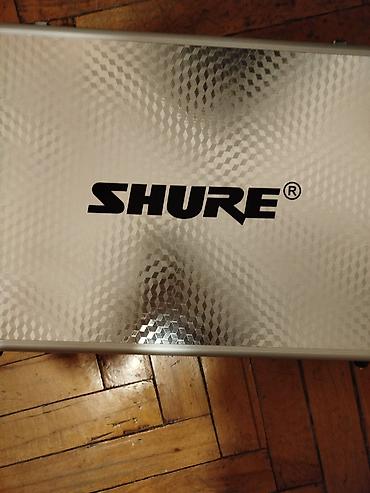 zerb aleti: Shure markalı metal daşıma çantasında mikrofon dəsti - Brend: Shure - — 3
