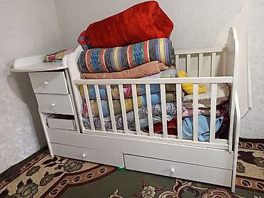 Детская мебель: Детская кровать-трансформер белого цвета. Особенности и комплектация — 1
