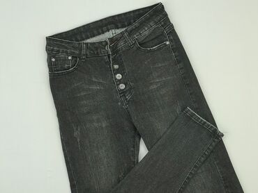 joggery damskie z lampasami: Jeans, M (EU 38), condition - Good