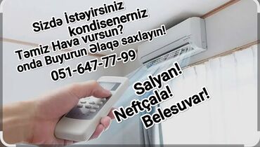 Kondisionerlər: Kondisioner 100-dən çox kv. m