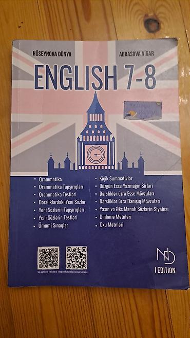 ev tipi çadır: Məhsul: English 7–8 hazırlıq vəsaiti (Hüseynova Dünya, Abbasova — 3