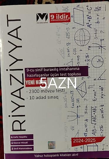 Тесты: Riyaziyyat MHM 9 - 5 AZN Azərbaycan dili 20 SINAQ 9 - 3 AZN İngilis — 1