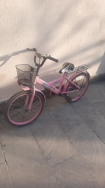 teker velosiped: Uşaq velosipedi – 20 düymlük təkərlər, qızlar üçün dizayn. - Rəng — 2