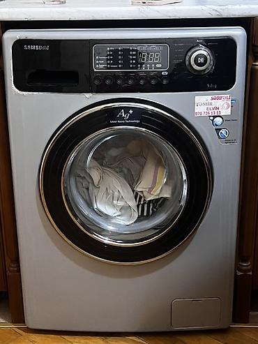 Paltaryuyan maşın Samsung, 5 kq, İşlənmiş, Avtomat, Qurutmasız, Kredit yoxdur, Ünvandan götürmə