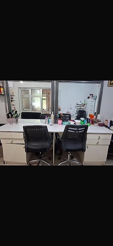 dolap ofis: Gözəllik salonu üçün peşəkar iş guşəsi mebelləri və aksesuarları - — 2