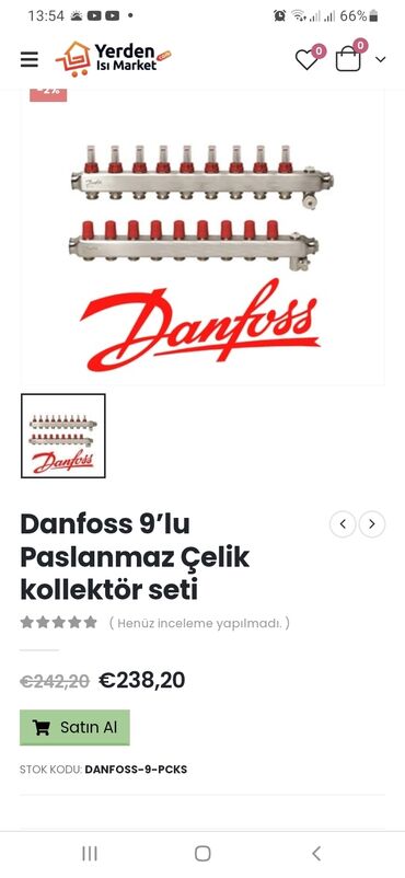 Original Danfoss kolektor