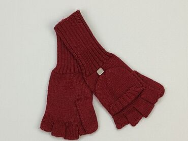 czapka bordowa zimowa: Gloves, 22 cm, condition - Good