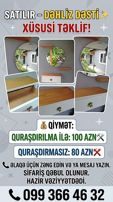 sabunçu quş bazarı: Dəhliz dəsti satılır. Dəst giriş və dəhliz məkanı üçün nəzərdə tutulub — 1