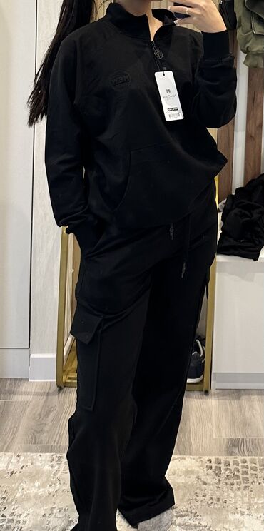 мужской спортивный костюм бишкек: Спортивный костюм XS (EU 34), S (EU 36), M (EU 38), цвет - Черный