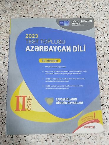 Testlər: Azərbaycan dili Testlər 11-ci sinif, DİM, 2-ci hissə, 2023 il — 3