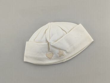 czapka uszatka biała: Czapka, stan - Dobry