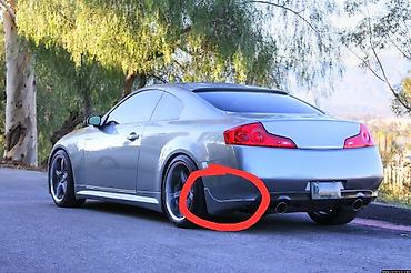 бампер is 250: Декоративные накладки Пластик, Infiniti, Б/у — 2