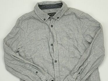 Shirts: Shirt 5-6 years, condition - Satisfying, pattern - Monochromatic, color - Grey