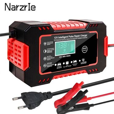Auto oprema: Inteligentni PUNJAČ akumulatora 12v 6A, LCD displej • Kapacitet — 19