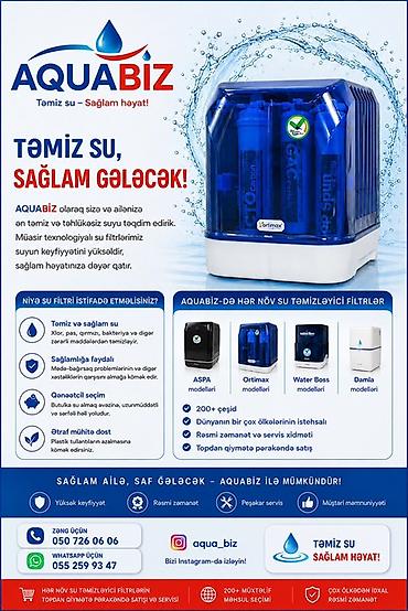 Техника и электроника: QİYMƏTLƏR 220 manatdan başlayır. 💧 TƏMİZ SU — SAĞLAM GƏLƏCƏK! 💧 — 4