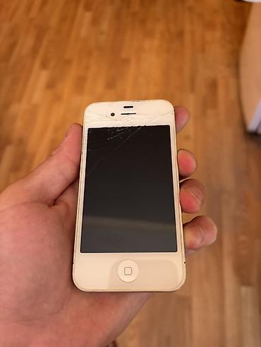 iphone 4s 128gb: IPhone 4S, Ağ, Qırıq — 1