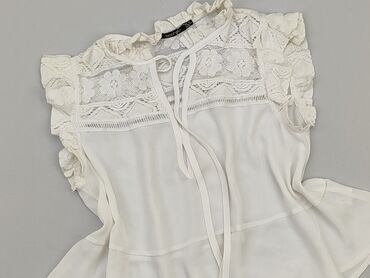 białe letnie bluzki damskie: Top L (EU 40), condition - Fair