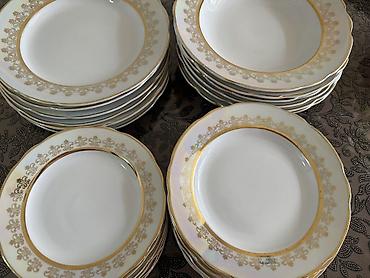Наборы посуды: Богато и изысканно! Перламутр с позолотой! 😍 Новый столовый сервиз на — 8