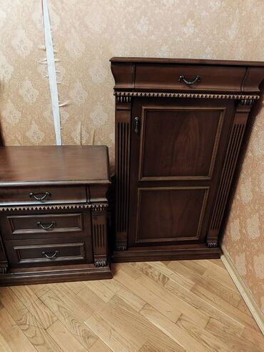 Yataq otağı dəstləri: İkinəfərlik çarpayı, Komod, Termo, 2 tumba, Türkiyə, İşlənmiş — 2