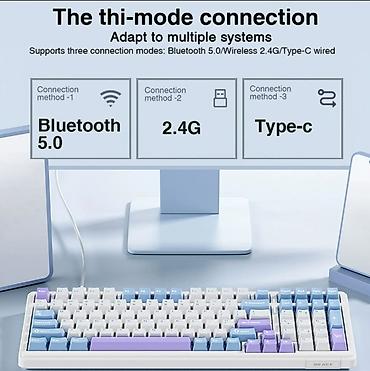 logitech superlight: Клавиатура, Aula, Bluetooth, Проводное подключение, Размер: 100% — 5