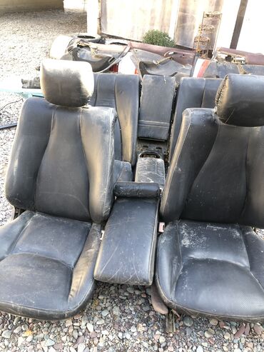 Сиденья: Комплект сидений, Кожа, Mercedes-Benz 1999 г., Б/у, Оригинал, Германия — 9