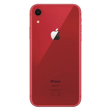 Apple iPhone: IPhone Xr, Б/у, 256 ГБ, Красный, Зарядное устройство, Чехол, 78 %