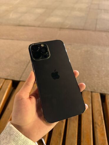 купить iphone 13 pro: IPhone 13 Pro Max, Колдонулган, 256 ГБ, Graphite, Заряддоочу түзүлүш, Куту, 80 %
