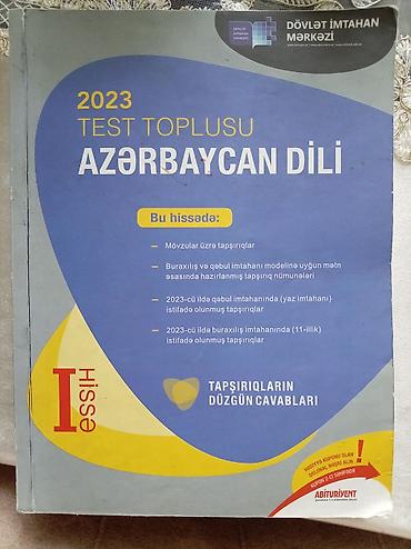 Testlər: Azərbaycan dili Testlər 9-cu sinif, DİM, 1-ci hissə, 2023 il — 1