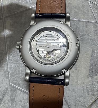 swatch saatlari: Emporio Armani avtomatik kişi saatı - Korpus: paslanmayan polad - — 2